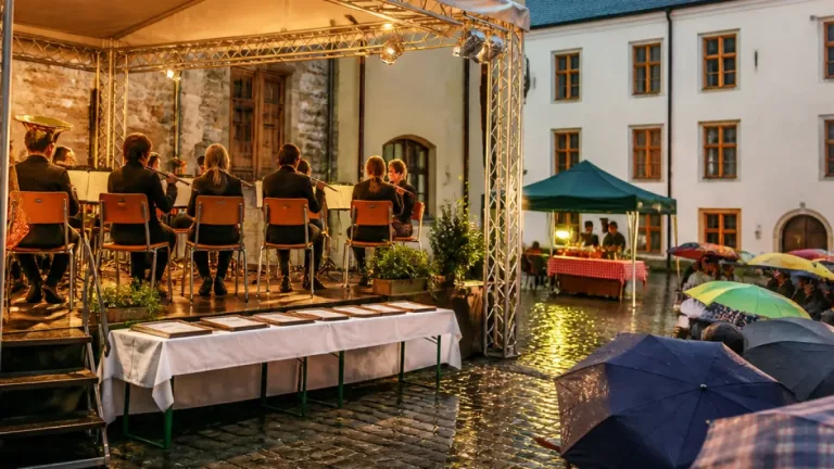 Sommerkonzert der Feuerwehrmusikkapelle Großreifling lockte Publikum in den Museumshof