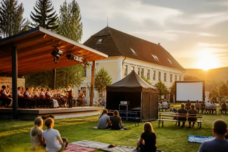 Sommerkonzert und Kinderfilm: Musikfest auf der Festwiese in St. Marein