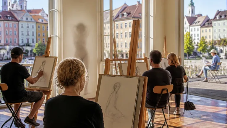 Sommerliches Zeichenseminar in Schärding stärkt Kulturangebot und lokale Wirtschaft