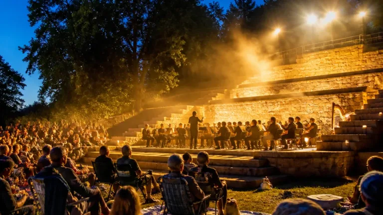 Sommernachtskonzert auf den Bliesterrassen: Kreisjugendorchester gestaltet stimmungsvolle Abendaufführung