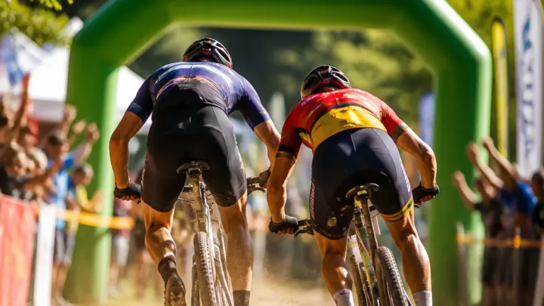Spannendes Finale in Mistelbach: Hauer gewinnt MTB-Rennen knapp vor Strasser