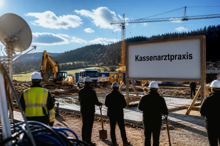 Spatenstich in Schweiggers: Bau einer neuen Kassenarztpraxis gestartet