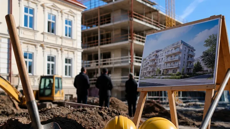 Spatenstich in Strasshof: 45 geförderte Mietwohnungen bis Mitte 2028 geplant