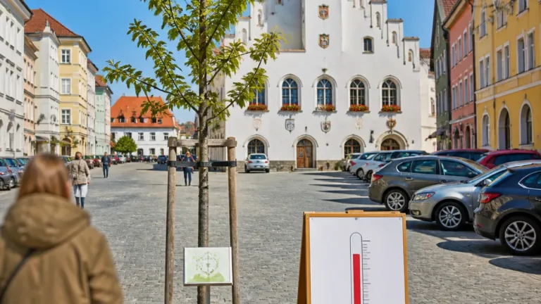 Spende der WIFF stößt Crowdfunding für mehr Grün am Freistädter Hauptplatz an