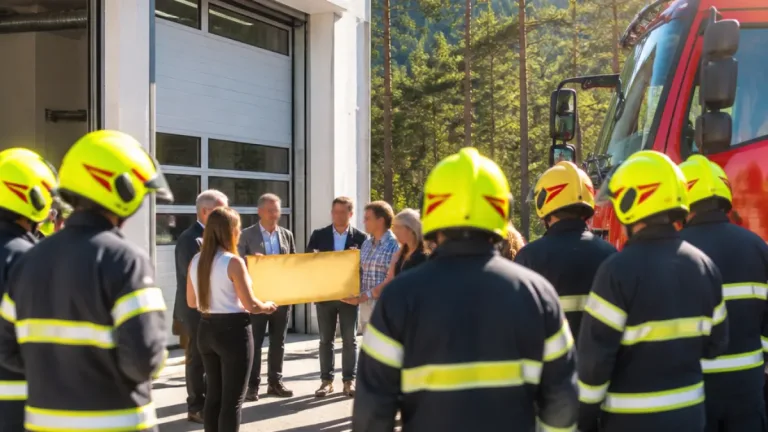 SPÖ Wiener Neustadt bedankt sich bei Feuerwehr nach Föhrenwald-Einsatz