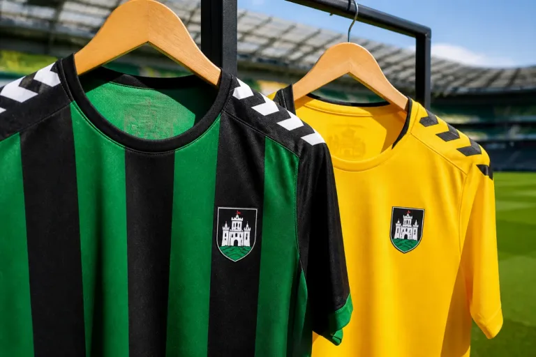 SV Ried zeigt neue Heim- und Auswärtstrikots für die Saison 2026/27