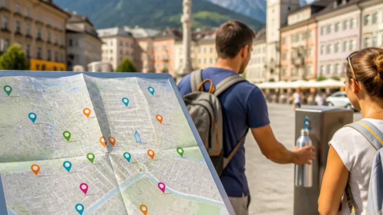 Stadt Innsbruck veröffentlicht interaktive Karte für Cooling Zones, INN‑Oasen und Sonnenschutz