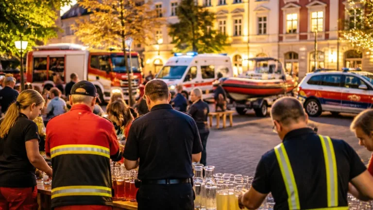 Stadt Villach lädt Blaulichtorganisationen zum Dankesabend auf den Kaiser‑Josef‑Platz