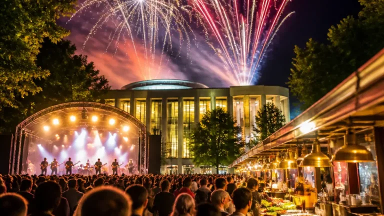Stadtgarten‑Partynacht in Gmünd: Musik, Verpflegung und Feuerwerk am 31. Juli