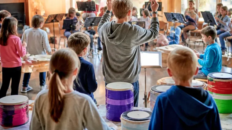 Stadtkapelle Gmünd weckt Musizierfreude bei rund 20 Kindern