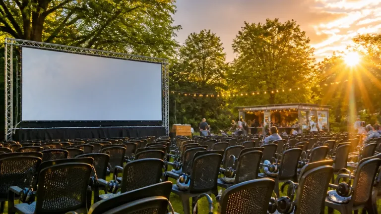 Stadtpark wird Kinoarena: Silent Cinema lockt rund 280 Besucherinnen und Besucher nach Imst