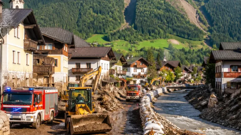 Starke Unwetter im Salzburger Bergland: Aufräumarbeiten und vorgezogene Schutzbauten
