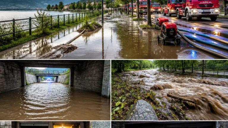 Starkregen in Pinzgau: Feuerwehr im Bezirk Zell am See mehrfach im Dauereinsatz