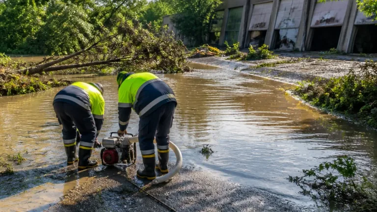 Starkregen sorgt für Überflutungen und Schäden in Teilen des Bezirks