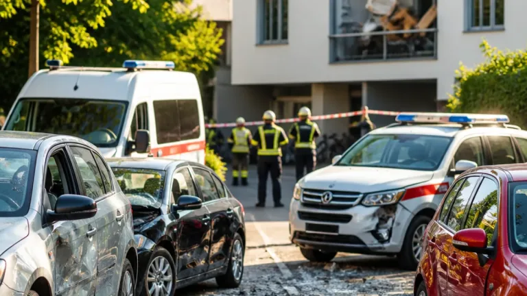 Steinewürfe an Dornbirner Furt: 44‑Jähriger verletzt Polizisten, mehrere Fahrzeuge beschädigt