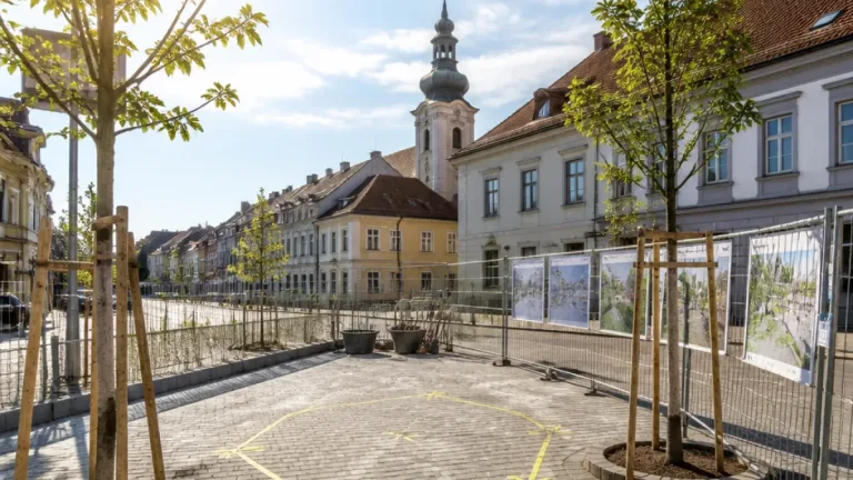 Stockerau: Kleiner Marktplatz wird neu gestaltet – Kolomanibrunnen wird entfernt