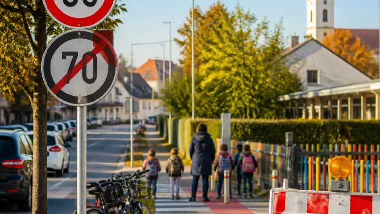 Tempo 50 auf der Schwarzmühlstraße: Neue Regelung für Schwechat-Frauenfeld