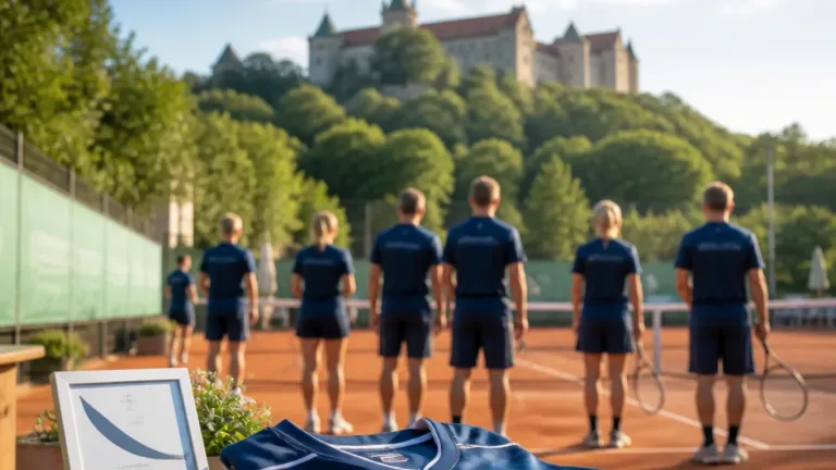 Tennisclub Rosenburg präsentiert neue Vereins‑Trikots dank Unterstützung der Sparkasse Horn