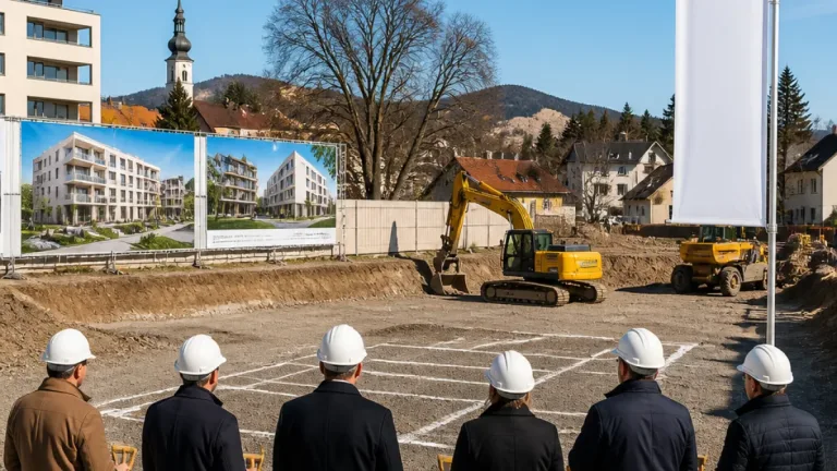 Ternitz beginnt Bau von 29 Wohnungen für junges Wohnen – Fertigstellung Herbst 2027 geplant