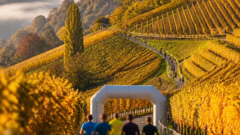 Terrassenlauf in Kitzeck: Herbstlauf durch die steilsten Weingärten Europas
