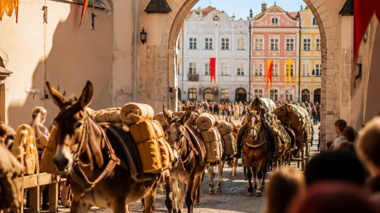 Traditioneller Säumerzug beginnt in Schärding: Einzug durch Linzer Tor eröffnet Säumerfest