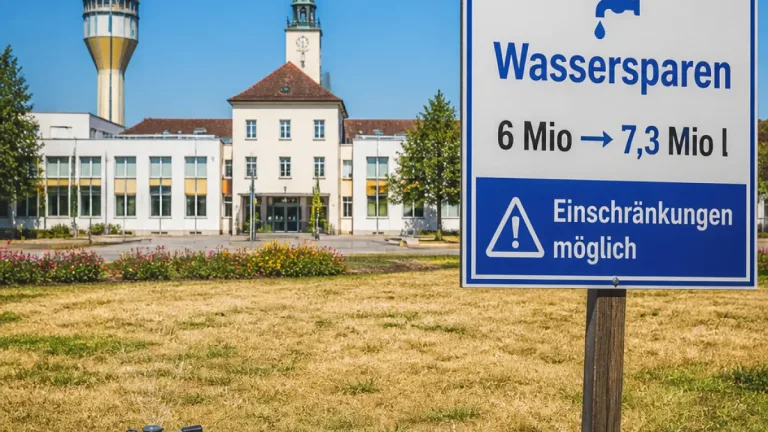 Traun ruft wegen Hitzewelle zum Wassersparen auf: Verbrauch stieg auf 7,3 Millionen Liter
