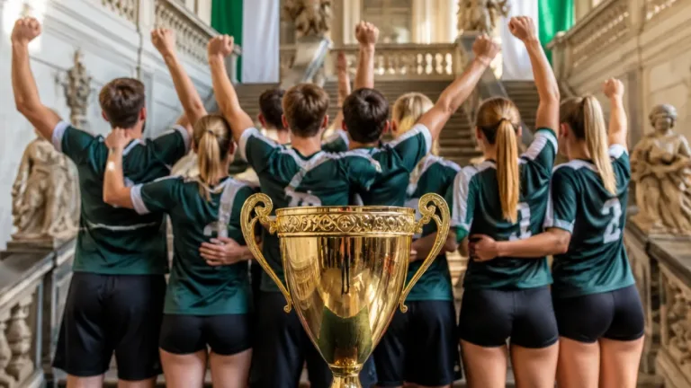 TSV Hartberg Volleyball bei Landeshauptmann: Meistertitel wird in Graz gewürdigt