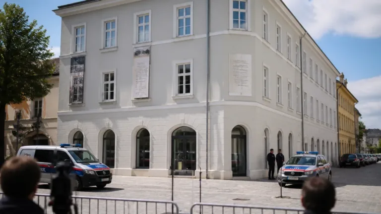 Umbau des Hitler-Geburtshauses abgeschlossen: Polizeizentrum in Braunau eröffnet