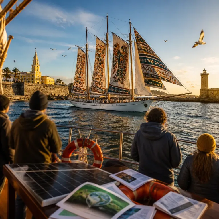 25 junge Klimaaktivist:innen segeln von Kolumbien nach Bonn und wollen internationale Verhandler erreichen