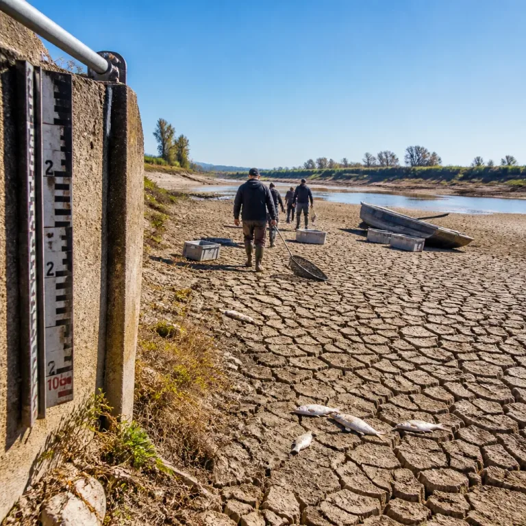 Rekord-Niedrigwasser in Niederösterreich: Fischsterben und Sorge um Wasservorräte