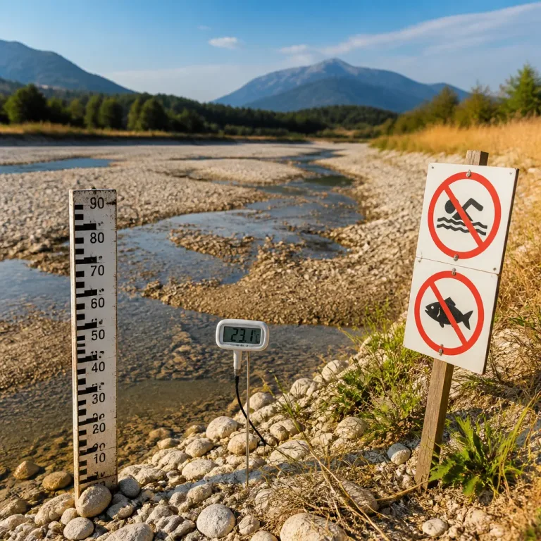 Hitze und Niedrigwasser: Kantone prüfen Bade- und Fischverbote zum Schutz der Gewässer