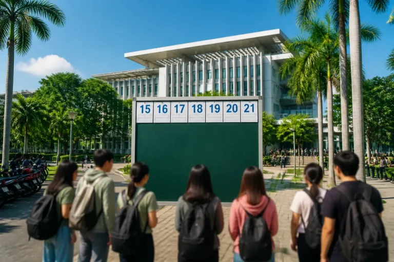 Zulassungsgrenzen 2026: Ho-Chi-Minh-Stadt-Universitäten legen Mindestpunkte zwischen 15 und 21 fest