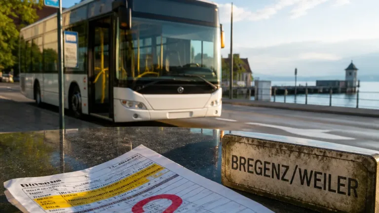 Ungewisse Zukunft für Busverbindung: Was der Ausstieg einer Gemeinde für die Linie 821 nach Bregenz bedeutet