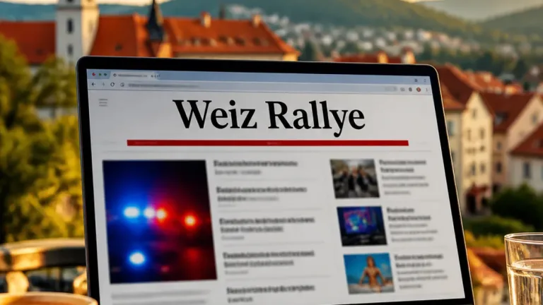 Unklare Kennzeichnung: «Weiz Rallye» in Medienkopf – Inhalt fehlt