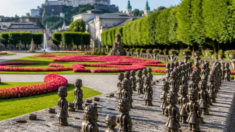 Vandalismus im Mirabellgarten: Hälfte der Mini‑Mozarts vermutlich entwendet