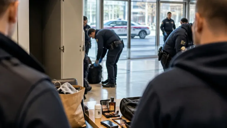 Vater und Sohn nach Taschendiebstahl im Einkaufszentrum angehalten und ein Verdächtiger festgenommen