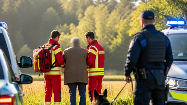 Vermisste Seniorin in Wels gefunden – Suche mit Hunden und Drohne erfolgreich