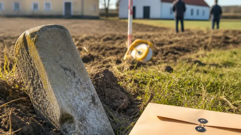 Versetzter Grenzstein: Nachbarschaftsstreit im Bezirk Bruck vor Gericht