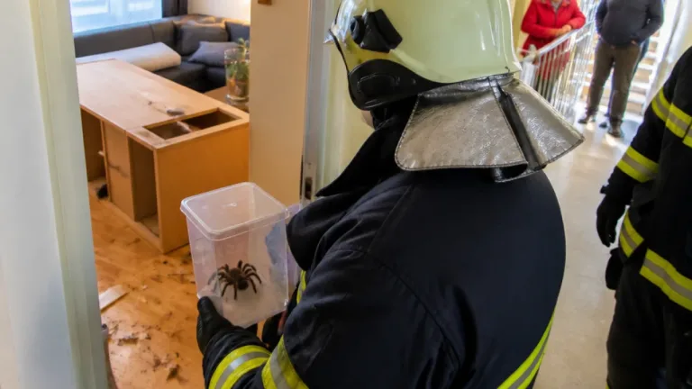 Vogelspinne auf Abwegen: Feuerwehr findet aufgebrachte Spinne in Wels-Vogelweide