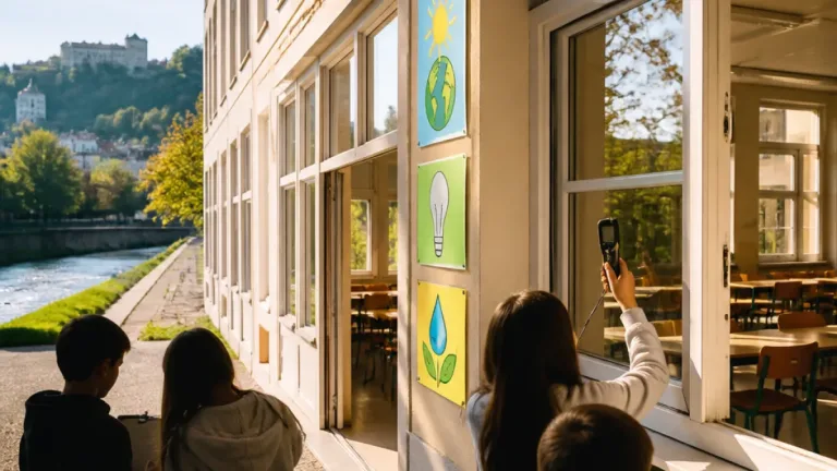 Volksschule Hallein-Stadt spart Energie — Schüler erarbeiten praktische Maßnahmen