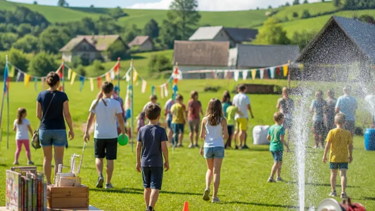 Volksschule Wenigzell: Familienfest brachte Spiel, Abkühlung und Gemeinschaft
