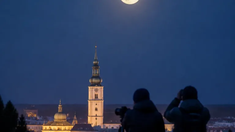 Vollmond über Ried: Lokaler Beitrag regt zum Blick in den Nachthimmel an