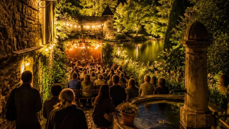 Vollmondspaziergang in Gmünd: 16. Auflage verband Literatur, Musik und besondere Orte