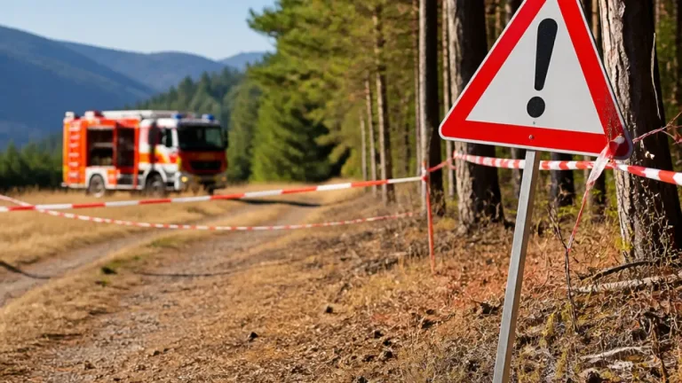 Waldbrandgefahr: Offenes Feuer und Rauchen im Wald im Bezirk Lilienfeld verboten