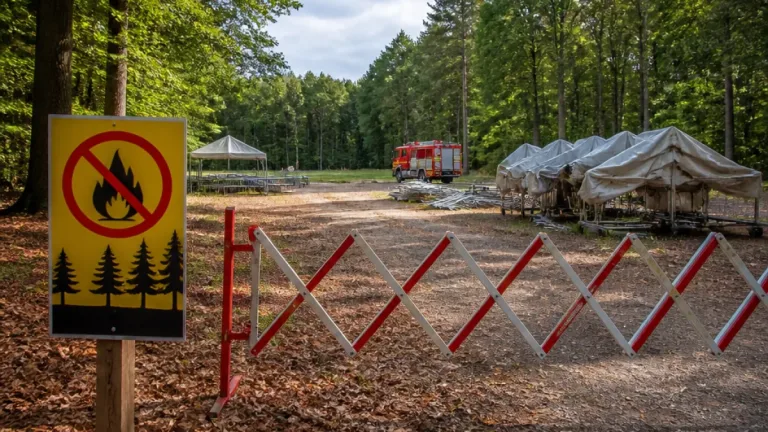 Waldfest im Kindlwald abgesagt: Vorsorge vor Waldbrandgefahr geht vor