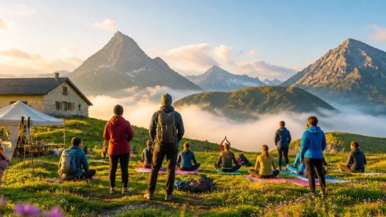 Wandern und Yoga auf der Bielerhöhe: Naturfreunde verbinden Bergtouren mit Entspannung