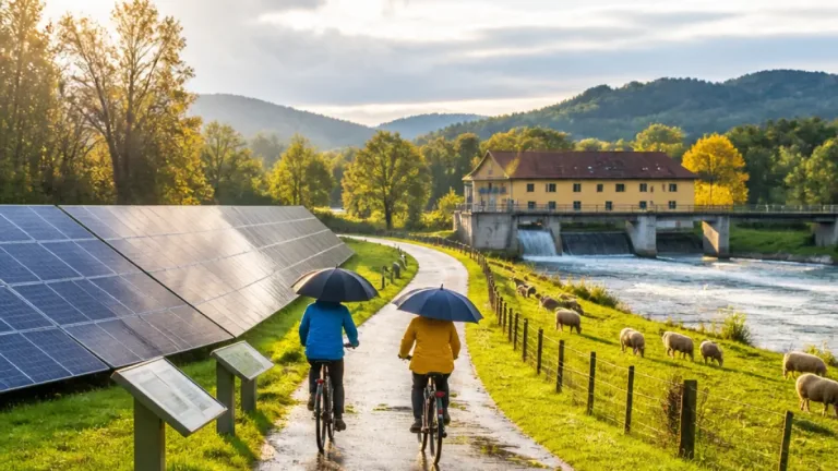 Wartberg: Radlsonntag führte zu PV‑Flächen und Kraftwerk – Einblicke in lokale Energielandschaft
