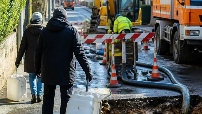 Wasserrohrbruch in Ennsleite: Versorgung in mehreren Straßen stundenlang unterbrochen