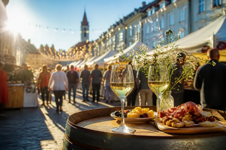 Wein- und Genussfest verwandelte Ennser Hauptplatz in stimmungsvolle Meile