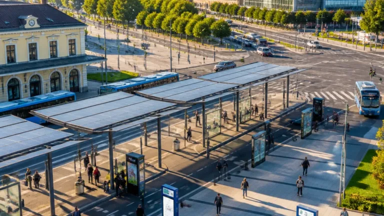 Wels beschließt digitale Busanzeigen am Bahnhof und eine "KI-Ampel" im Messeviertel